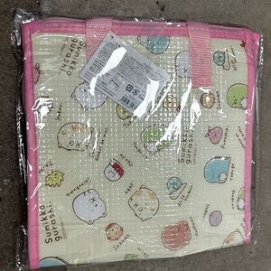 𐙚 Sumikko Gurashi Insulated Lunch Bag Tote Pink